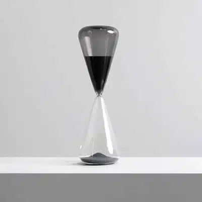 Grand Sablier Noir - Objet Scientifique - Science Labs