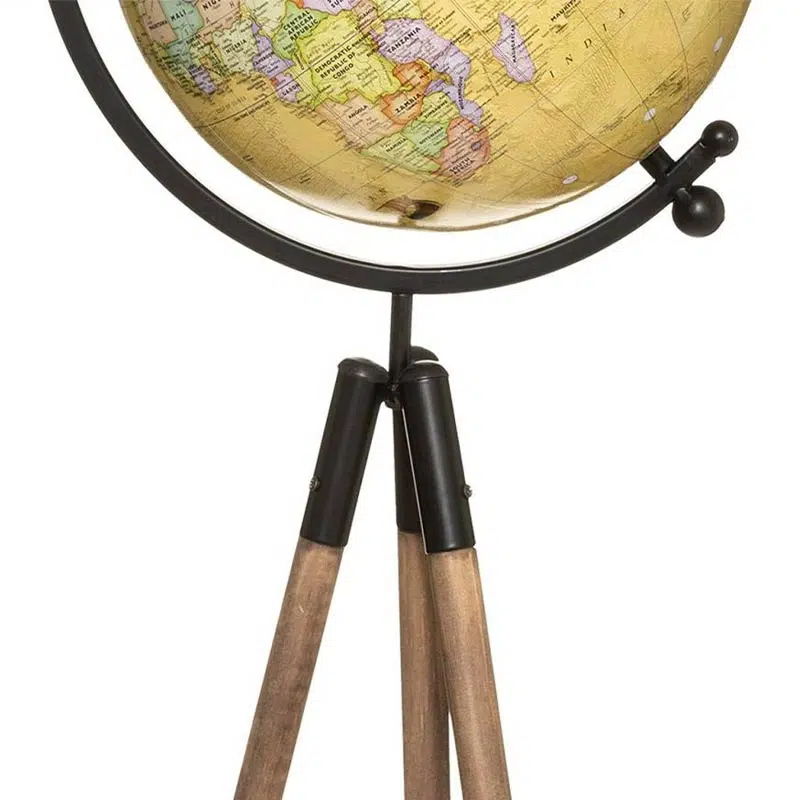Globe Terrestre sur Pied Bois - Globe Terrestre Déco - Science Labs
