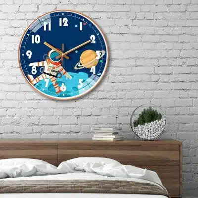 Grosse Horloge Murale Originale Spatiale - Horloge Murale Originale - Deco Scientifique