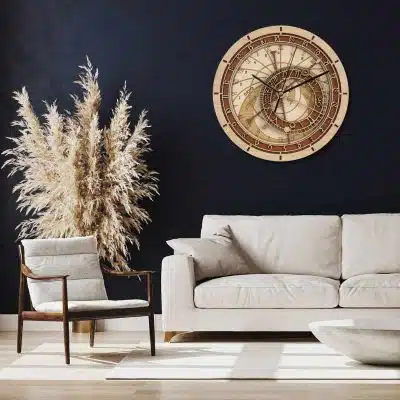 Horloge Astronomique - Horloge Murale Originale - Deco Scientifique