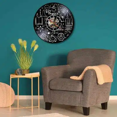 Horloge Murale Physique - Horloge Murale Originale - Deco Scientifique