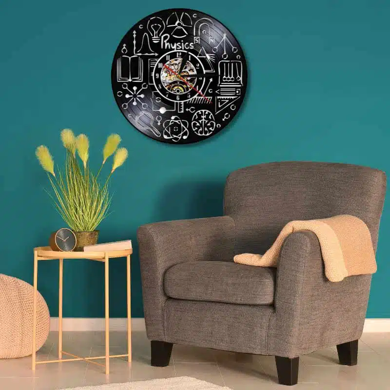 Horloge Murale Physique - Horloge Murale Originale - Deco Scientifique