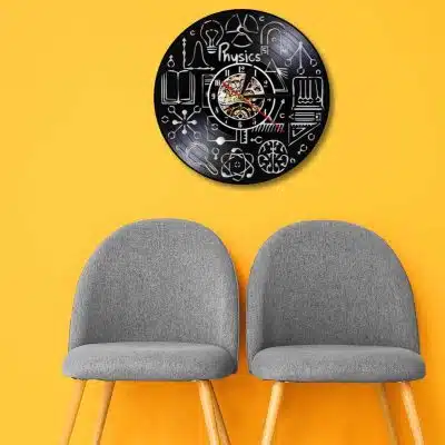 Horloge Murale Physique - Horloge Murale Originale - Deco Scientifique