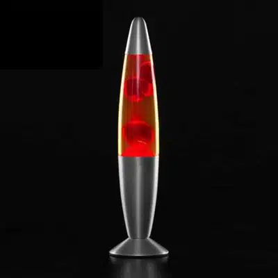lampe à lave rouge - lampe scientifique - deco scientifique
