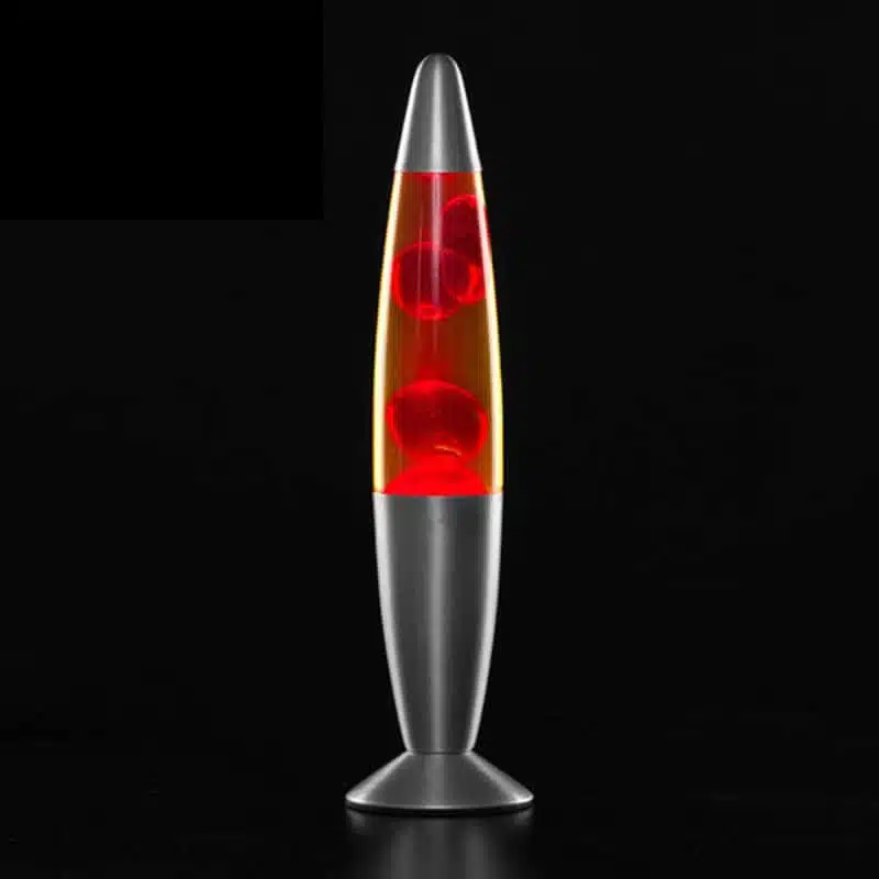 lampe à lave rouge - lampe scientifique - deco scientifique