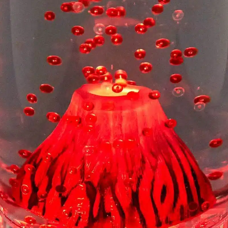 Lampe Volcan - lampe originale à poser - deco scientifique