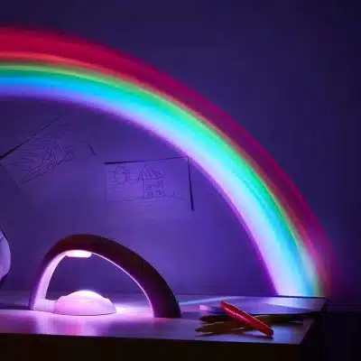 Projecteur Arc en Ciel - lampe arc en ciel - deco scientifique