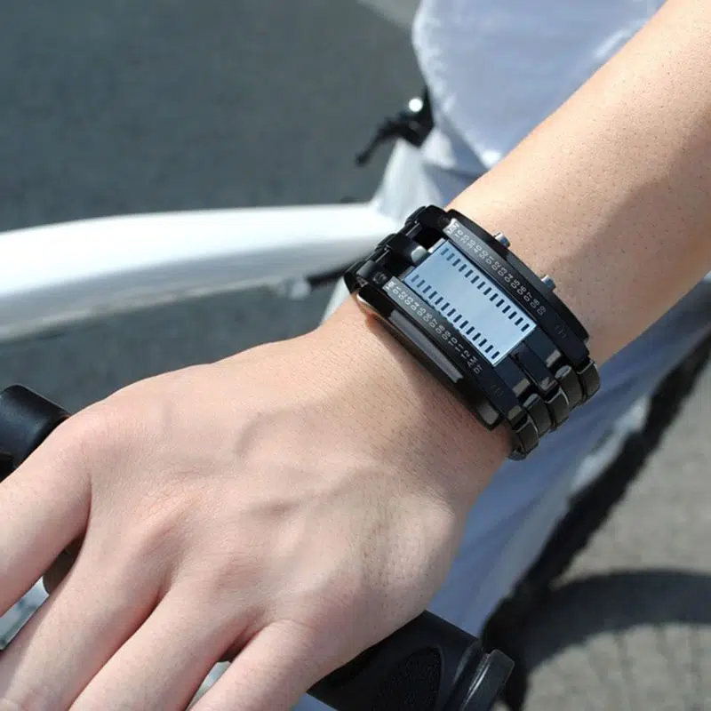 Montre Binaire Homme - Montre Originale - Science Labs