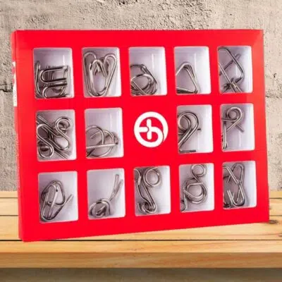 Casse Tête Métal 15 pièces - jeux scientifique