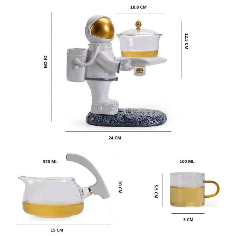 Théière Magnétique En Verre Avec Motif Créatif - Infuseur Automatique Pour Thé Pu'er Oolong