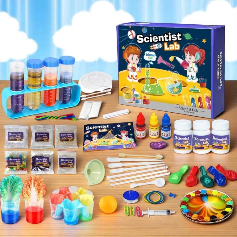 LISCIANI GIOCHI Squish et slime - Kit Scientifique - SLUMI SCIENCE - Composants Variés, Recettes Illustrées pas cher