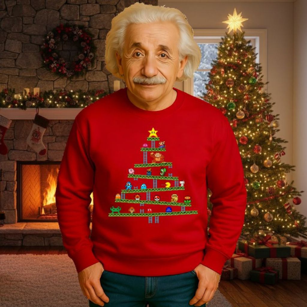 Sweatshirt De Noël Gamer - Sapin Avec Manettes Et Cadeaux, Unisexe - 8