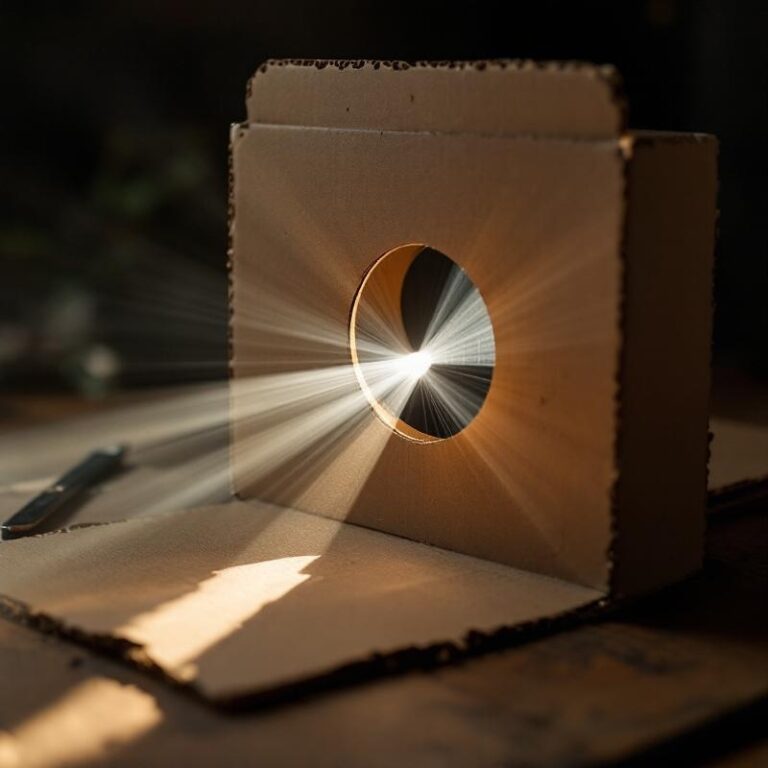 Spectroscope CD — Préparer la boîte