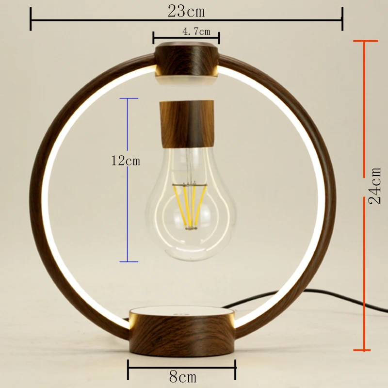 Lampe Cercle Lumineux à Ampoule Suspendue