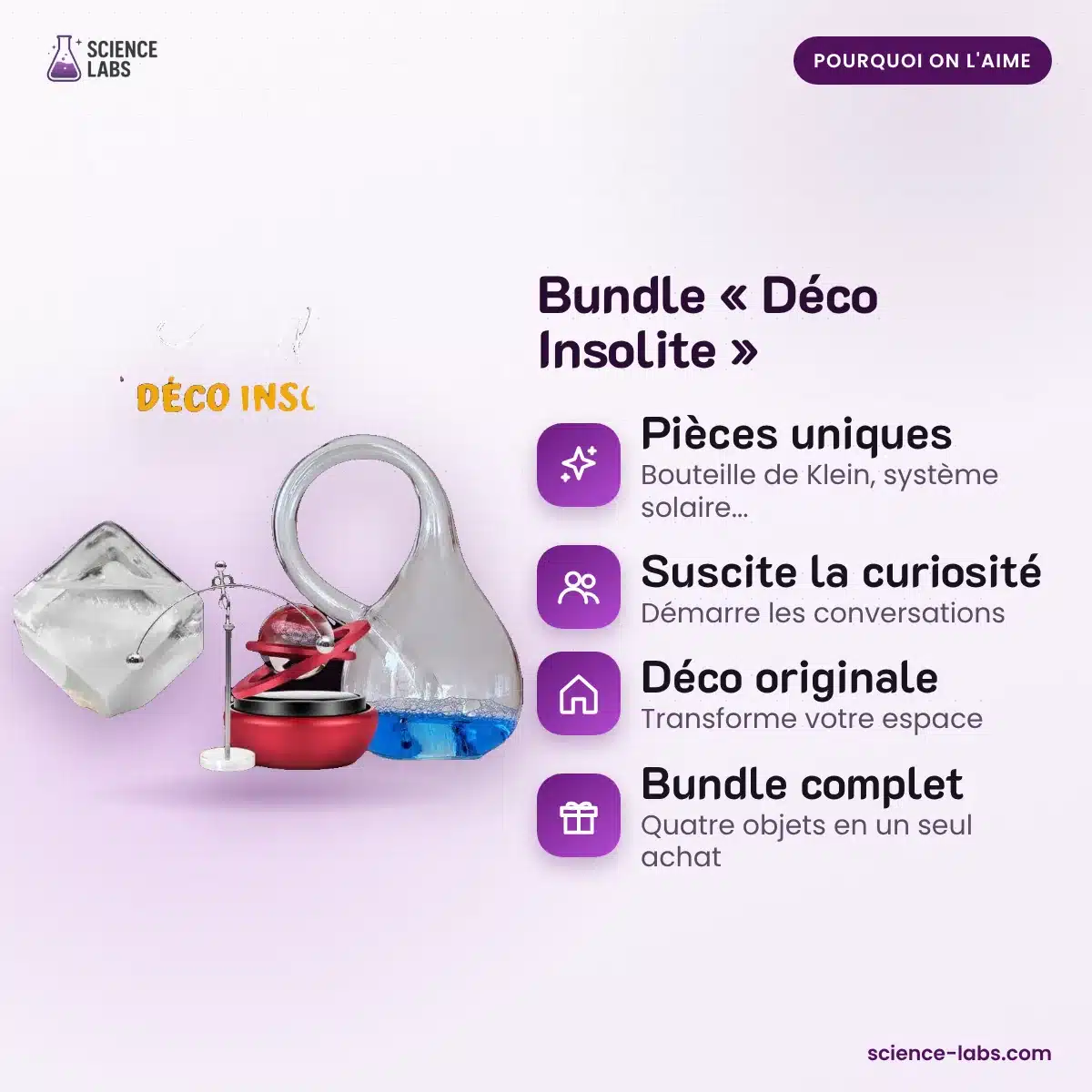 Bundle « Déco Insolite » : les avantages