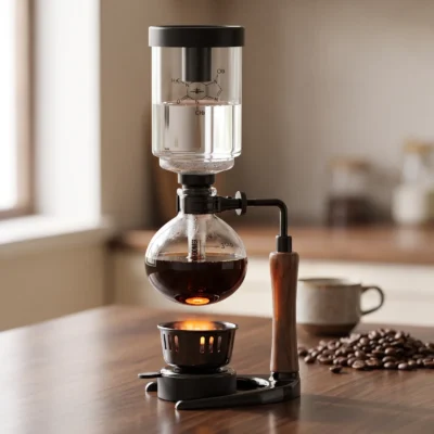Cafetière à Dépression, Cafetière à Siphon