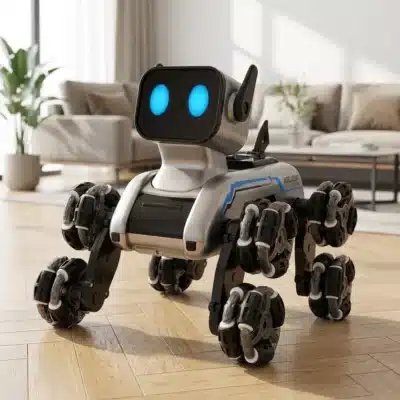 Chien Robot Cascadeur à 8 Roues Télécommandé