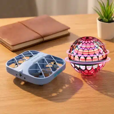 Coffret Petit Pilote : Jouet Drone Incassable, Drone Boule Volante pour Enfant