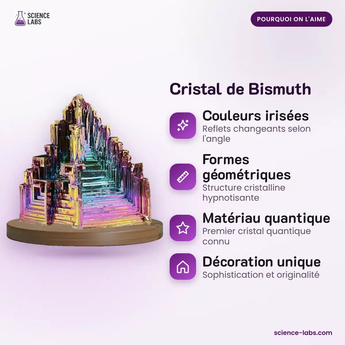 Cristal de Bismuth : les avantages
