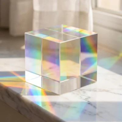 Cube Prisme de Lumière Dichroïque - Science Labs