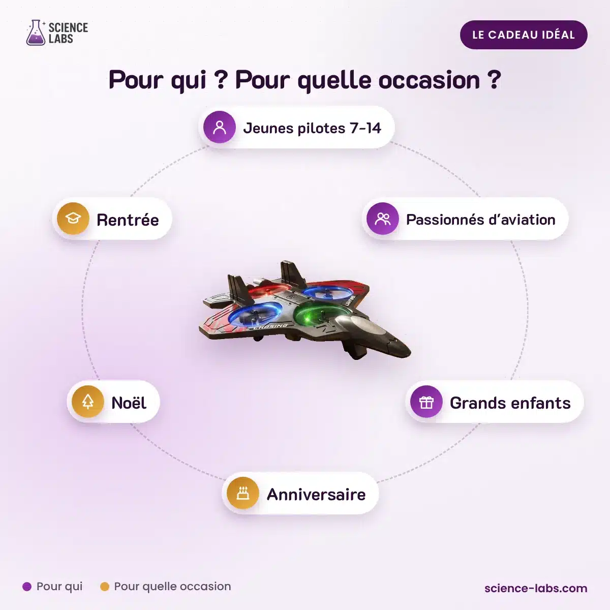Drone Avion De Chasse RC : pour qui, pour quelle occasion