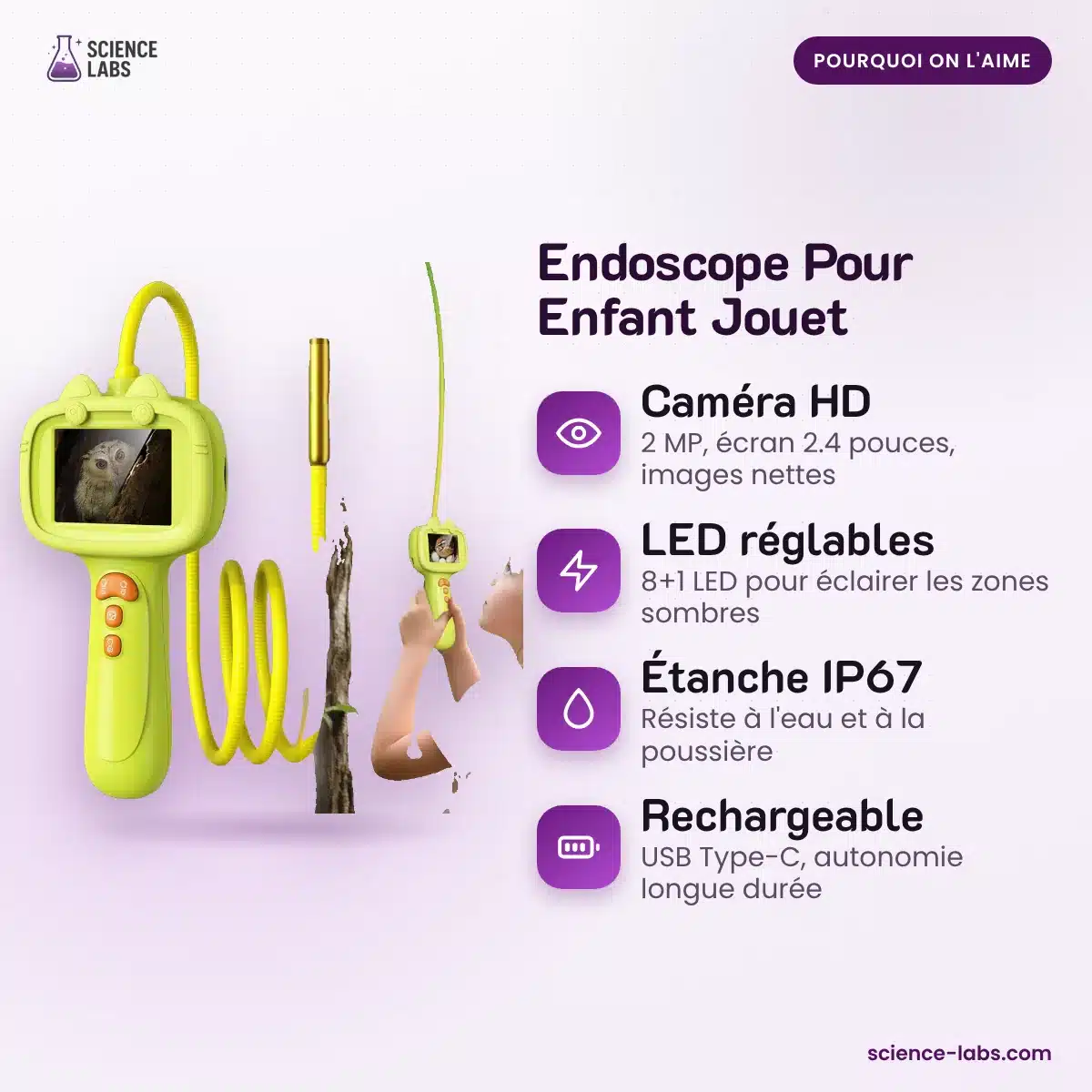 Endoscope Pour Enfant Jouet : les avantages