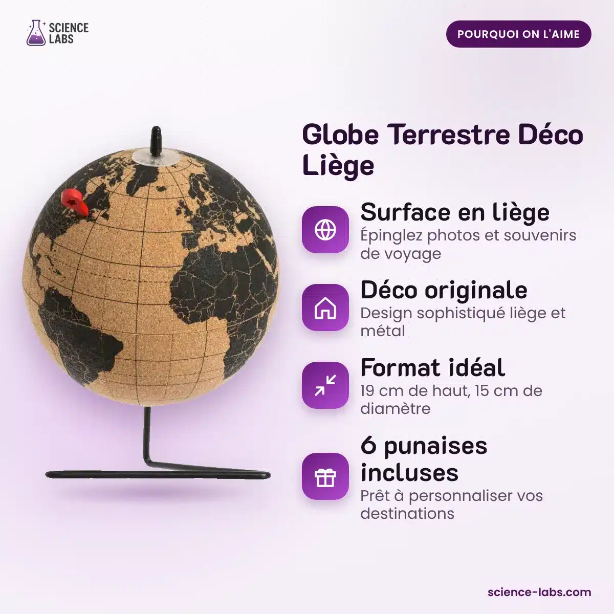 Globe Terrestre Déco Liège : les avantages