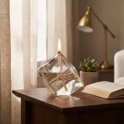 Lampe à Huile Carrée