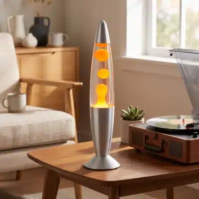 Lampe à Lave Orange