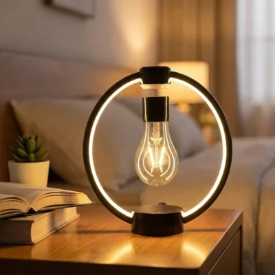 Lampe Cercle Lumineux à Ampoule Suspendue
