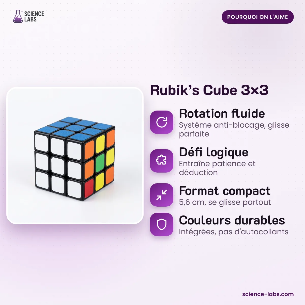 Rubik’s Cube 3×3 : les avantages